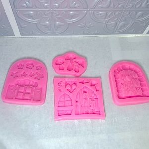 Mujiang Enchanted vintage Fairy Garden silicone molds